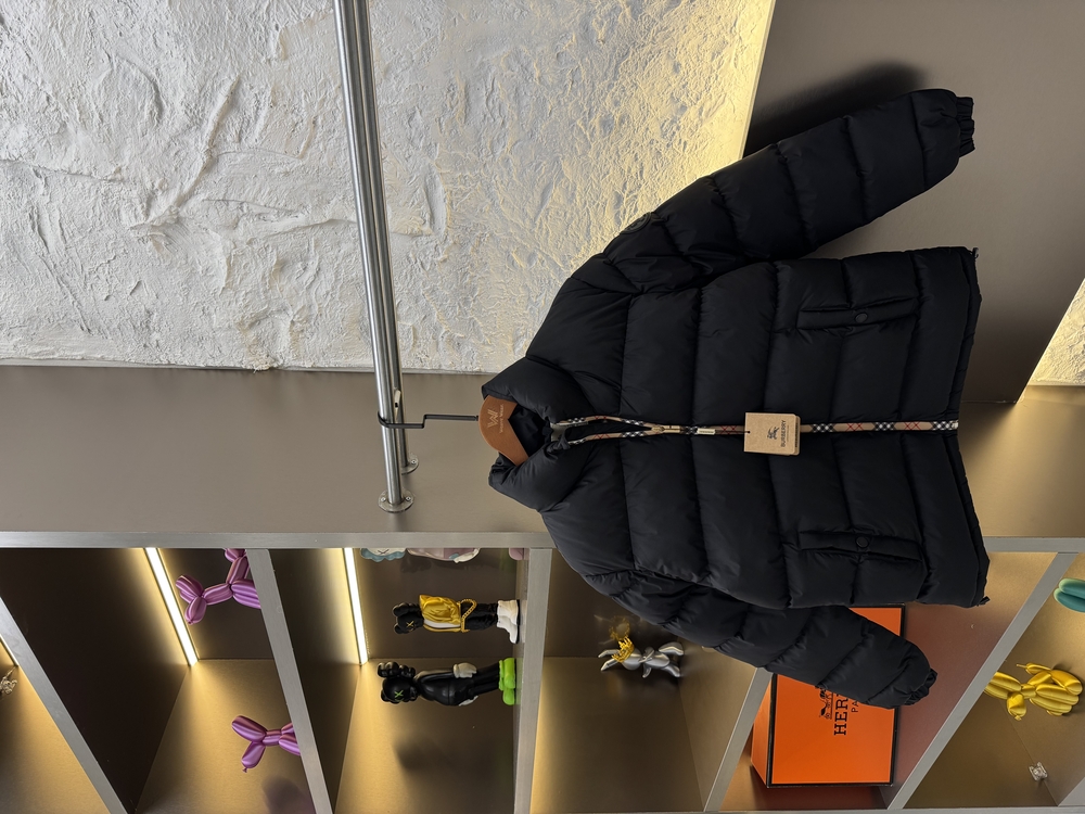 Burberry Logo Appliquéd Puffer Jacket