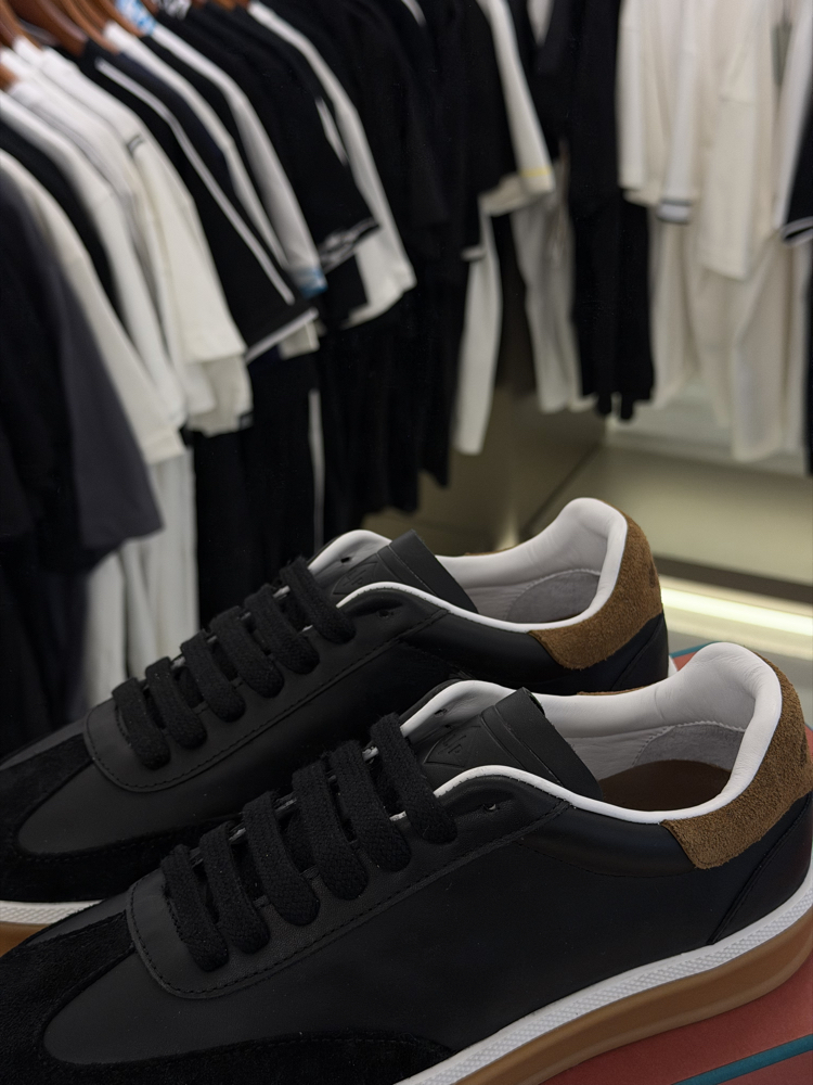 Loro Piana Leather Summer Walk Sneakers