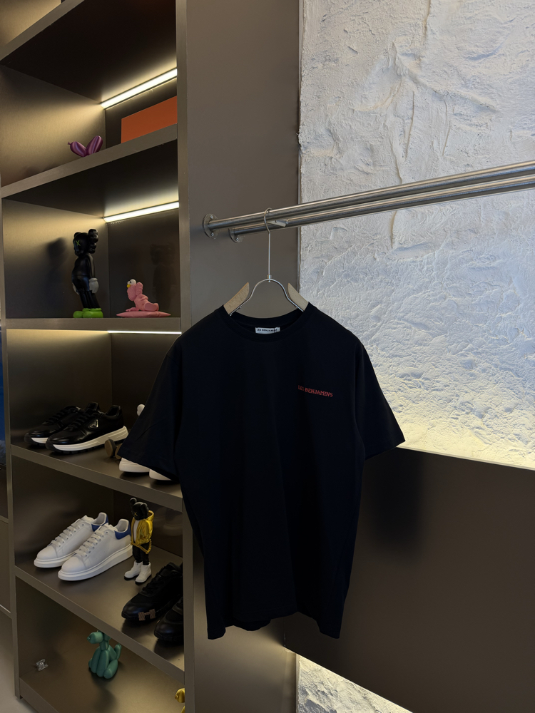 Les Benjamins Logo Appliquéd %100 Cotton Tshirt