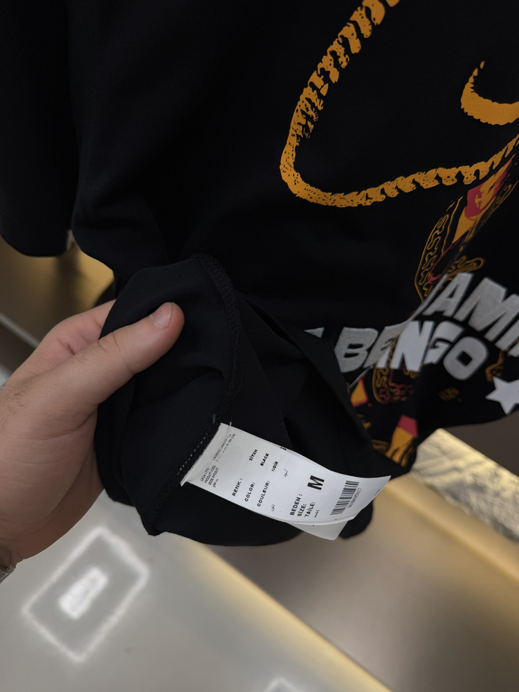 Les Benjamins Logo Appliquéd %100 Cotton Tshirt