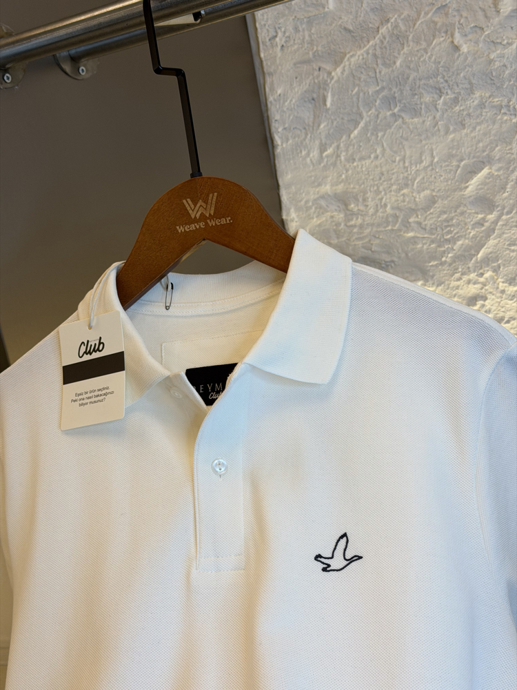 Beymen Club Logo Appliquéd %100 Cotton Polo Tshirt