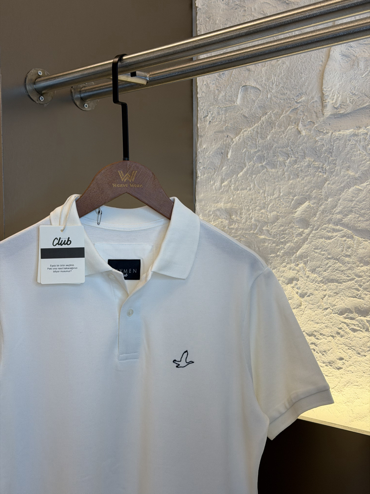 Beymen Club Logo Appliquéd %100 Cotton Polo Tshirt
