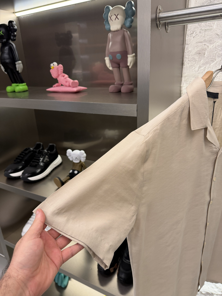 Prada Milano İthal Logo Appliquéd Shirt Gömlek