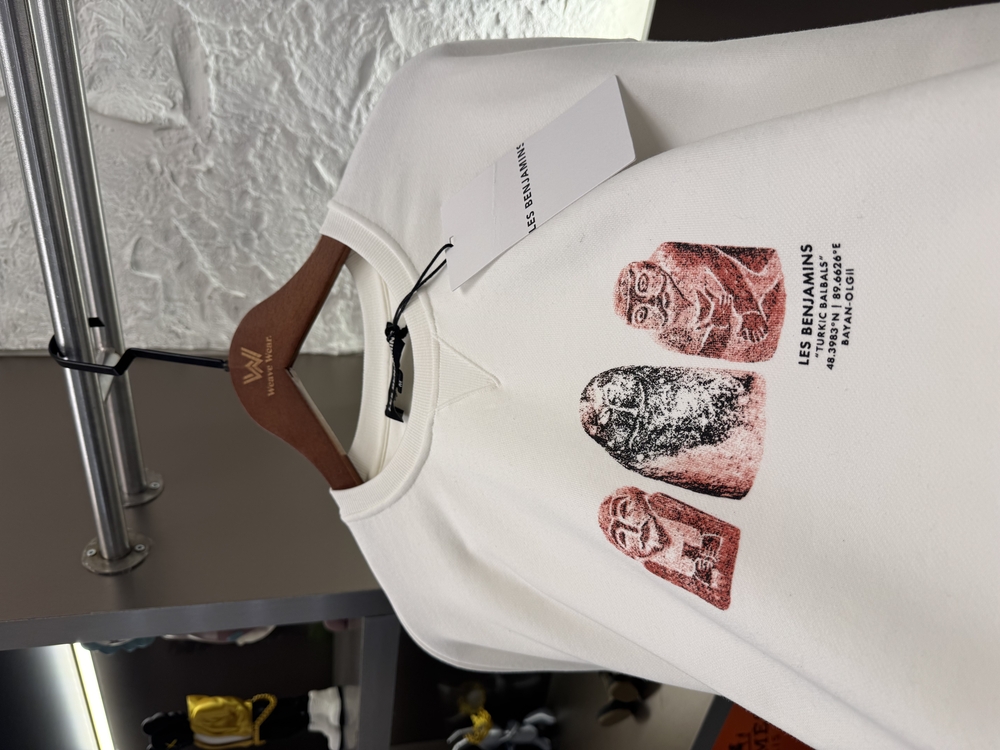 Les Benjamins Oversized Fit %100 Cotton Sweatshirt