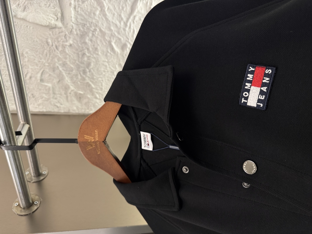 Tommy Hilfiger Logo Appliquéd %100 Cotton Jacket 