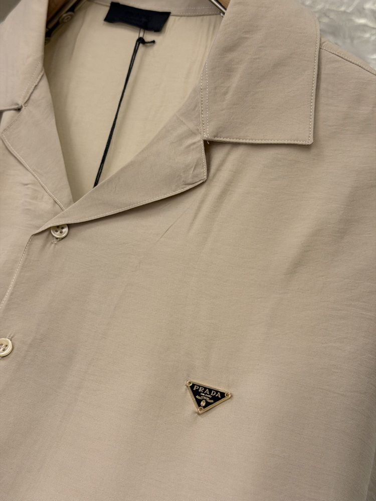 Prada Milano İthal Logo Appliquéd Shirt Gömlek