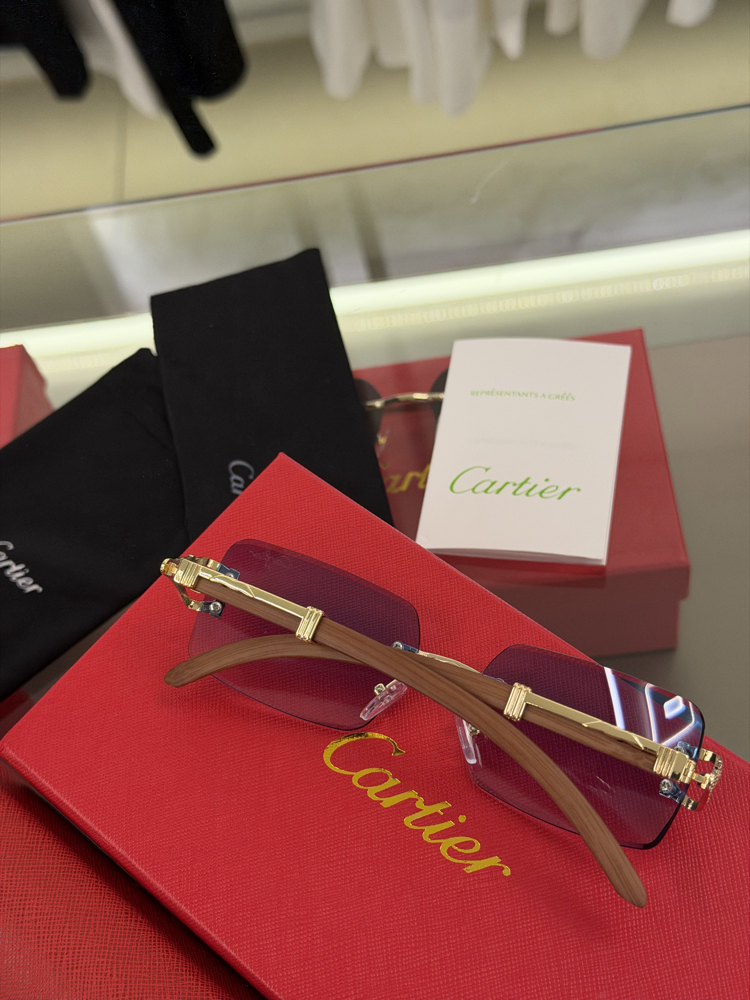 Cartier Première İthal Güneş Gözlüğü - CRT1003