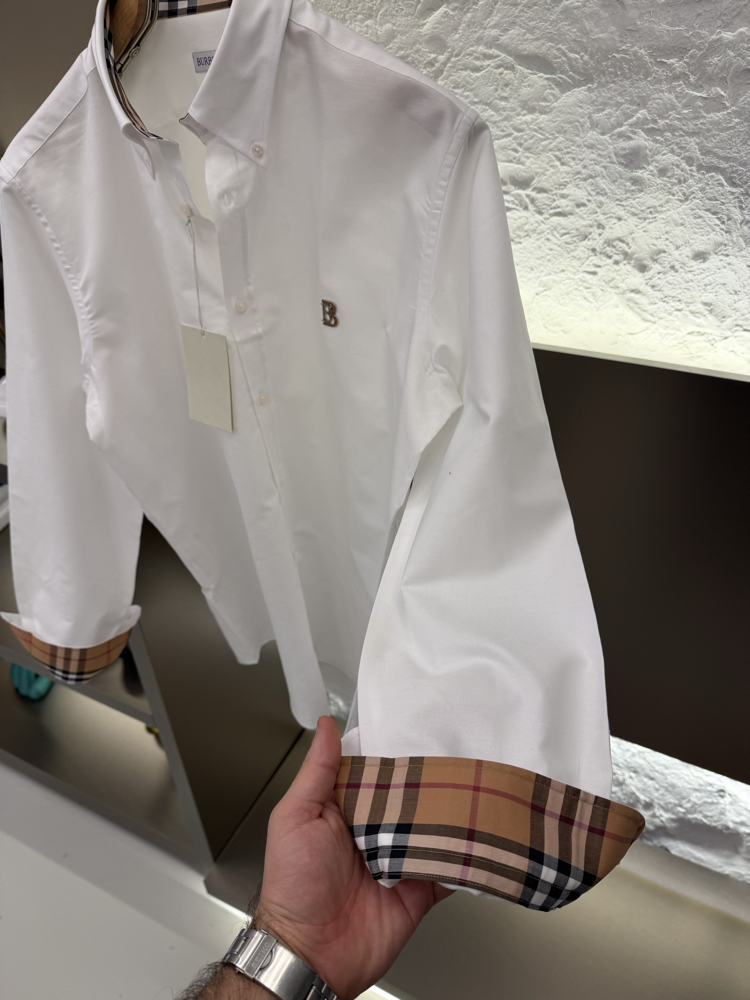 Burberry İthal Logo Appliquéd Shirt Gömlek
