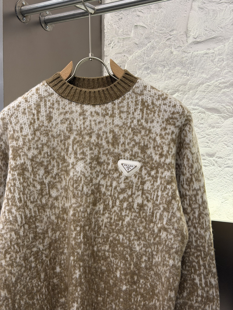 Prada Milano Premium %100 Pamuk Triko Kazak