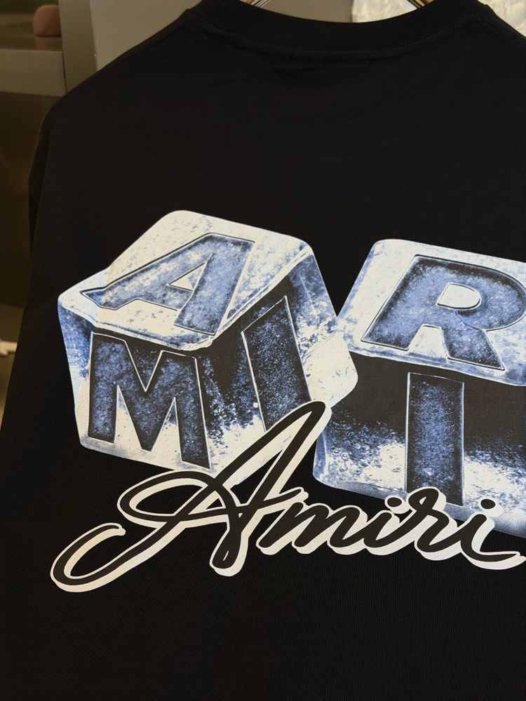 AMIRI Logo Appliquéd %100 Cotton Tshirt
