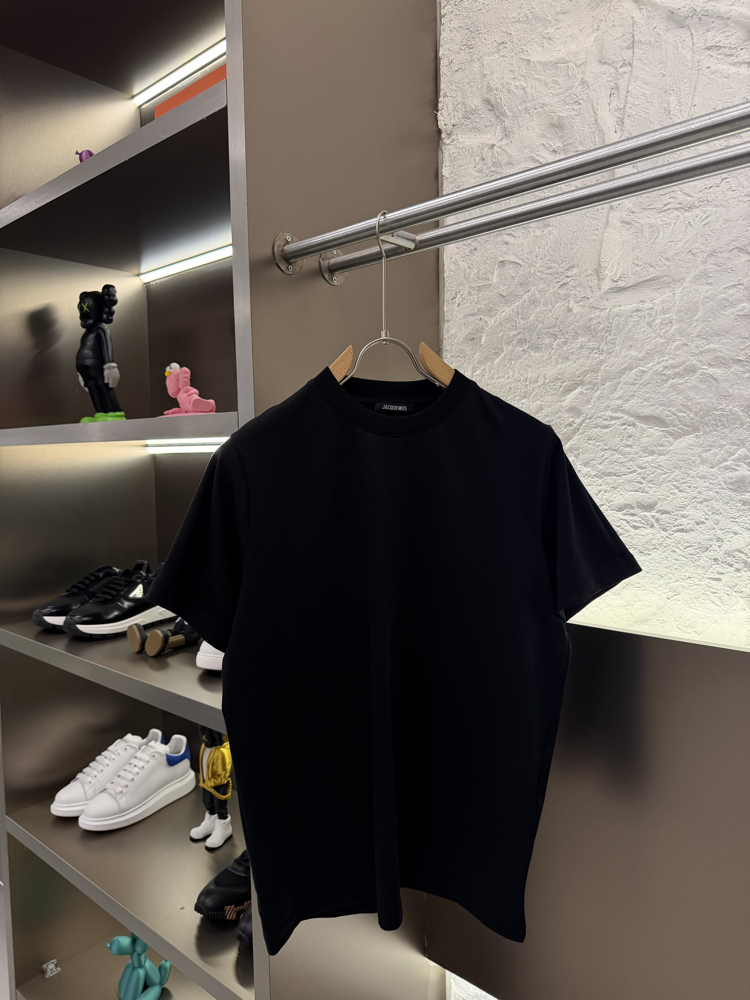 Jacquemus Logo Appliquéd %100 Cotton Tshirt