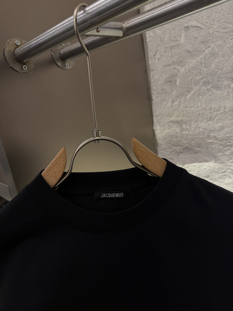 Jacquemus Logo Appliquéd %100 Cotton Tshirt