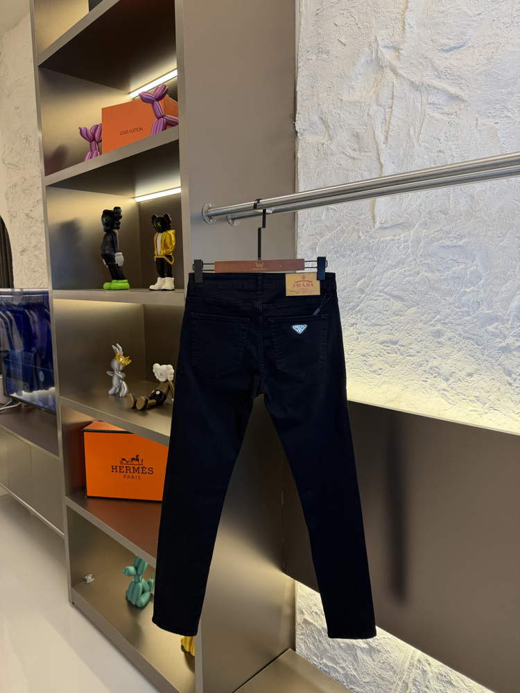 Prada Milano Slim Fit Exported Jean Siyah