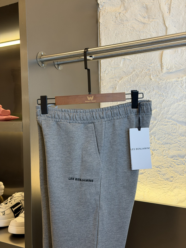 Les Benjamins Logo Appliquéd %100 Cotton Track Short