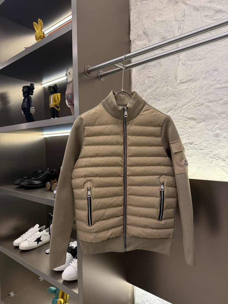 Moncler Premium Örme Ceket (Krem)