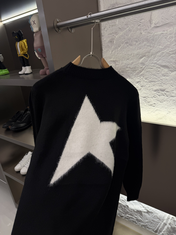 Golden Goose Premium %100 Pamuk Triko Kazak
