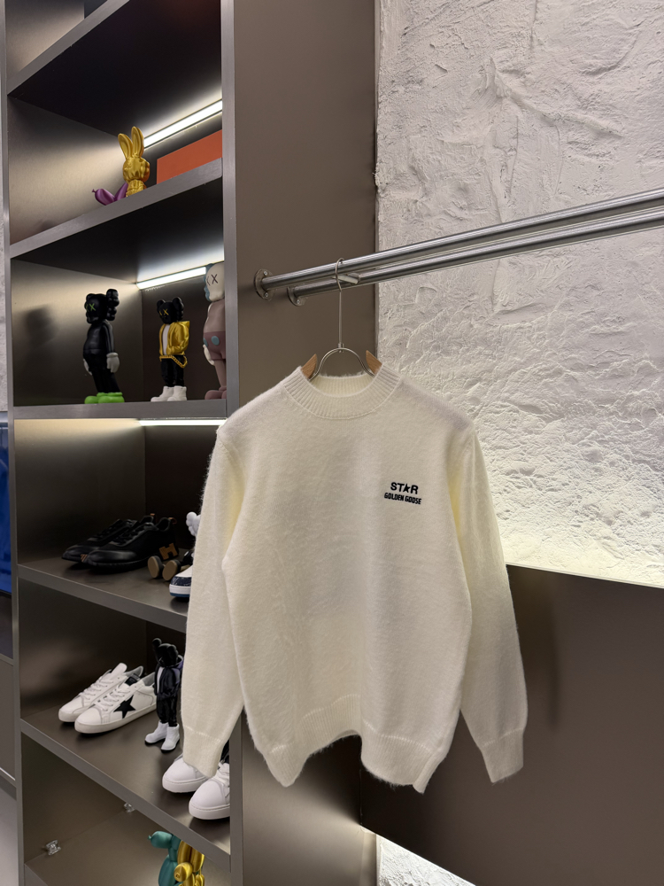 Golden Goose Premium %100 Pamuk Triko Kazak