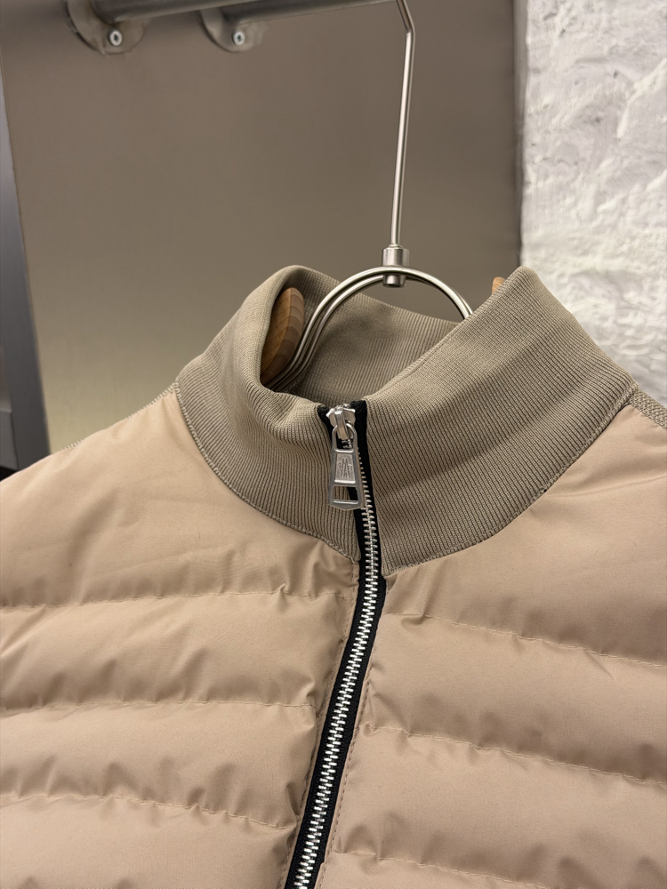 Moncler Premium Örme Ceket (Krem)