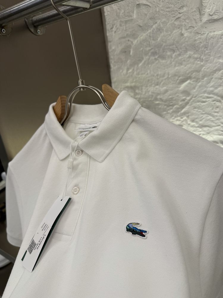 Lacoste Logo Appliquéd %100 Cotton Polo Tshirt