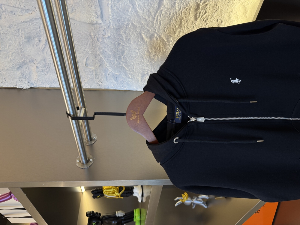 Ralph Lauren %100 Cotton Full Zip Hoodie