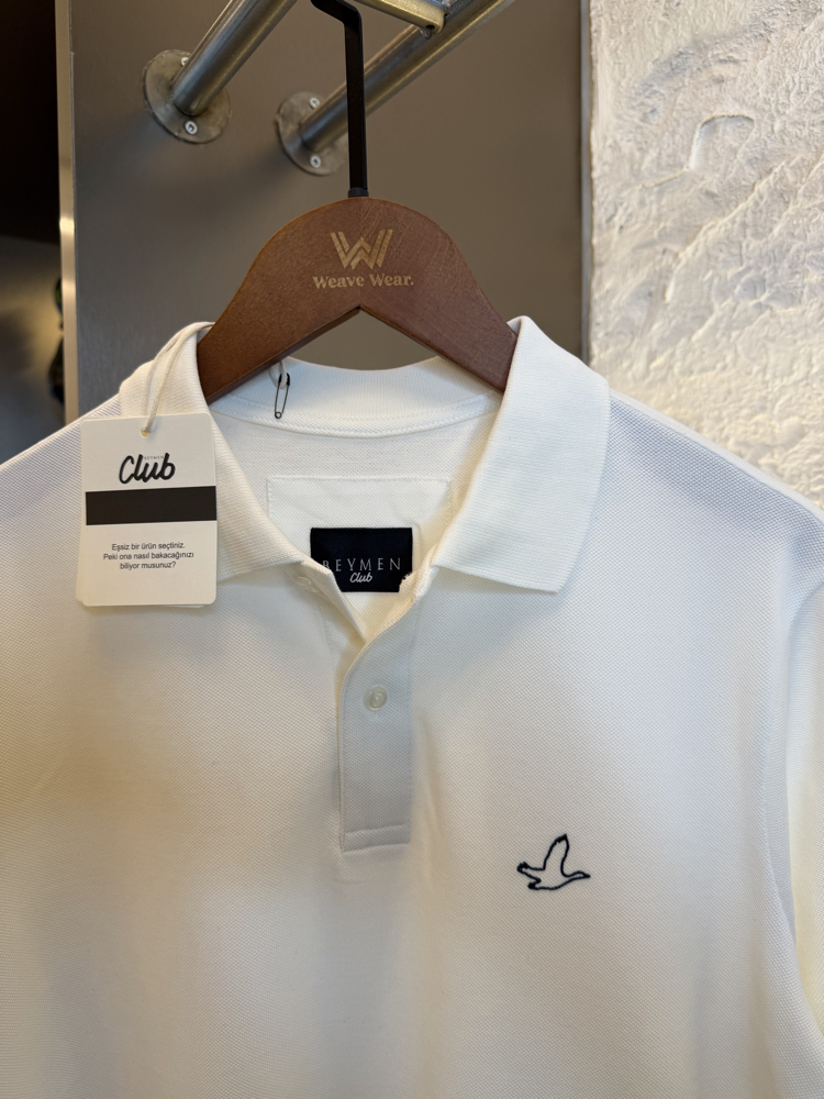 Beymen Club Logo Appliquéd %100 Cotton Polo Tshirt