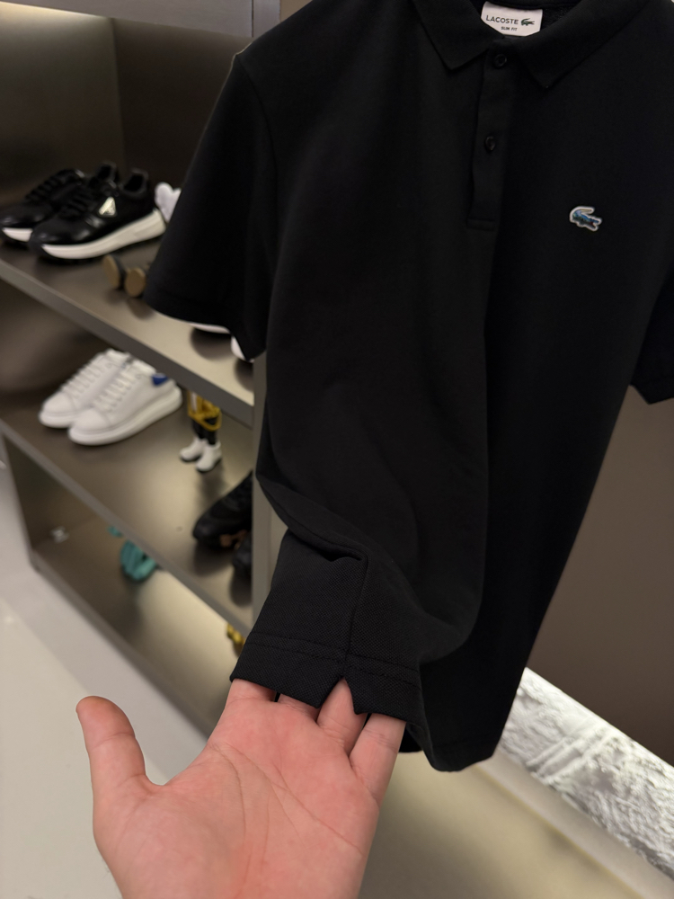 Lacoste Logo Appliquéd %100 Cotton Polo Tshirt
