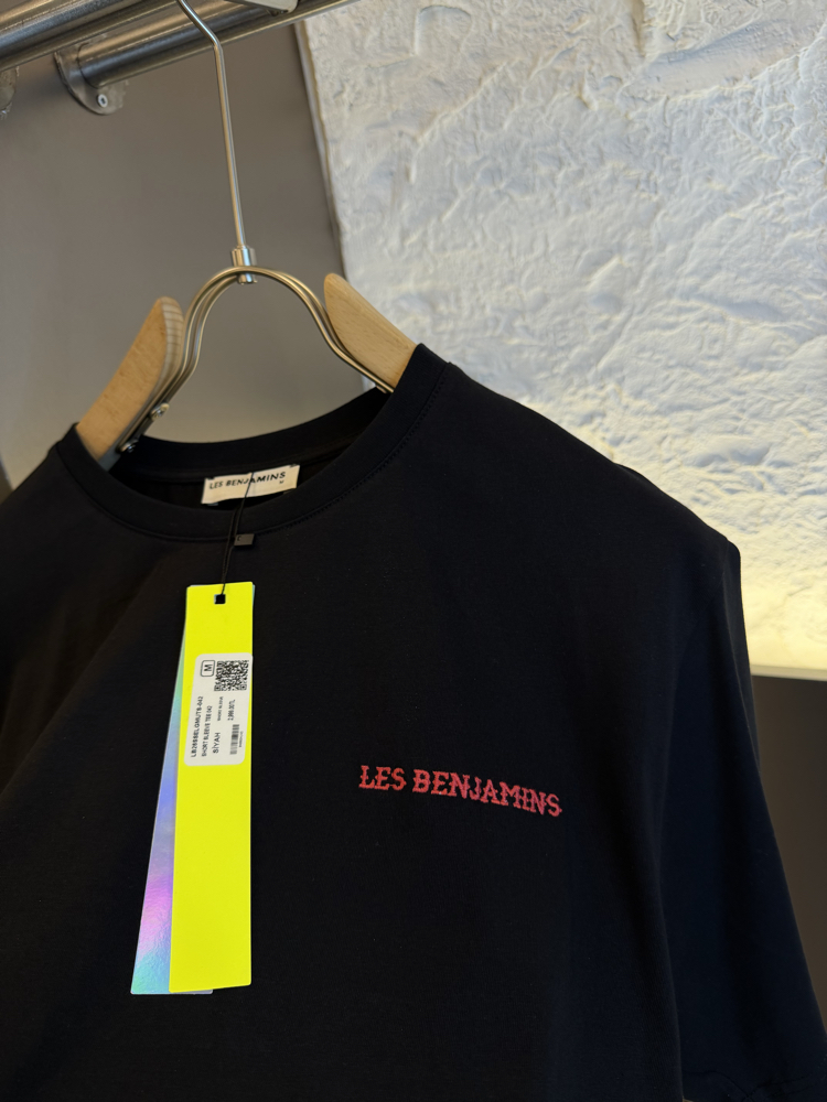 Les Benjamins Logo Appliquéd %100 Cotton Tshirt