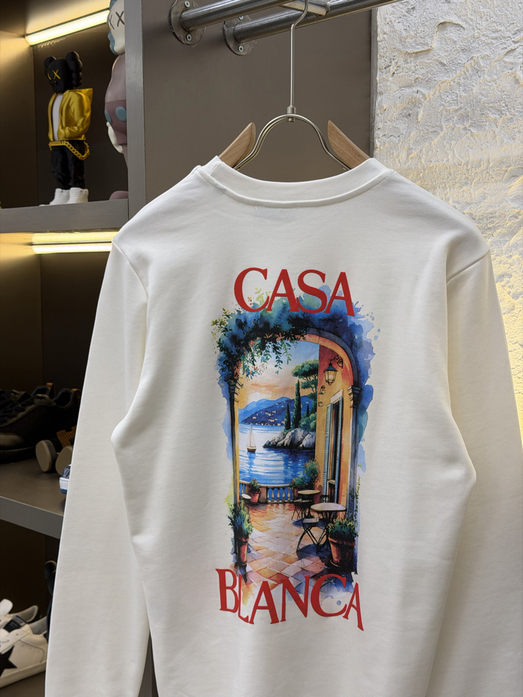 Casablanca Paris Premium %100 Pamuk Sweatshirt