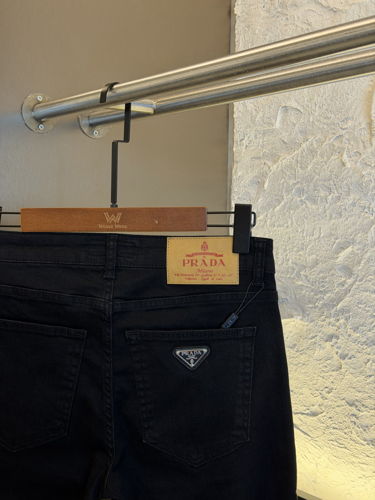 Prada Milano Slim Fit Exported Jean Siyah