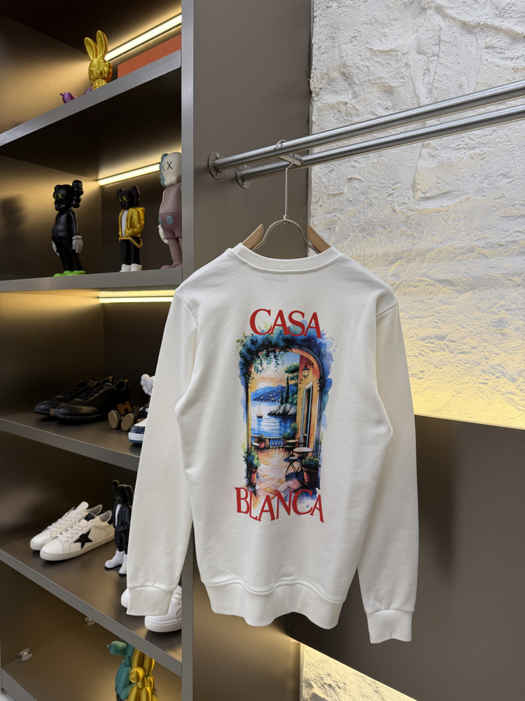 Casablanca Paris Premium %100 Pamuk Sweatshirt
