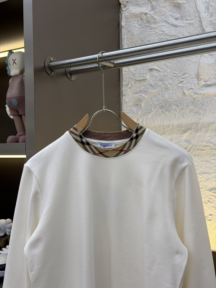 Burberry Premium %100 Pamuk Sweatshirt