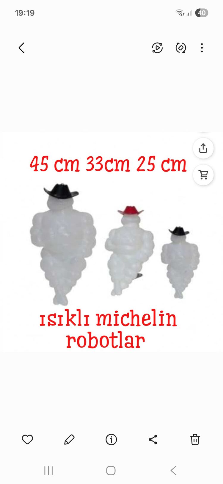 michelin robot 33 cm