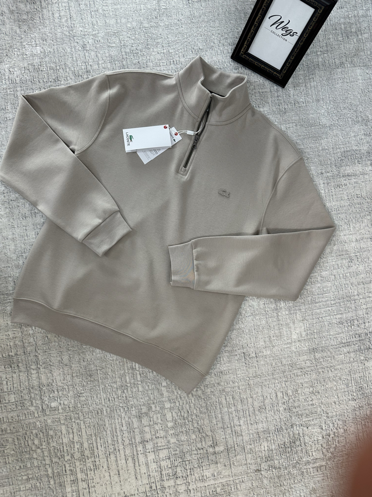 LC PREMIUM KALİTE(A) Detay Fermuar Polo Yaka Tona Ton Bej