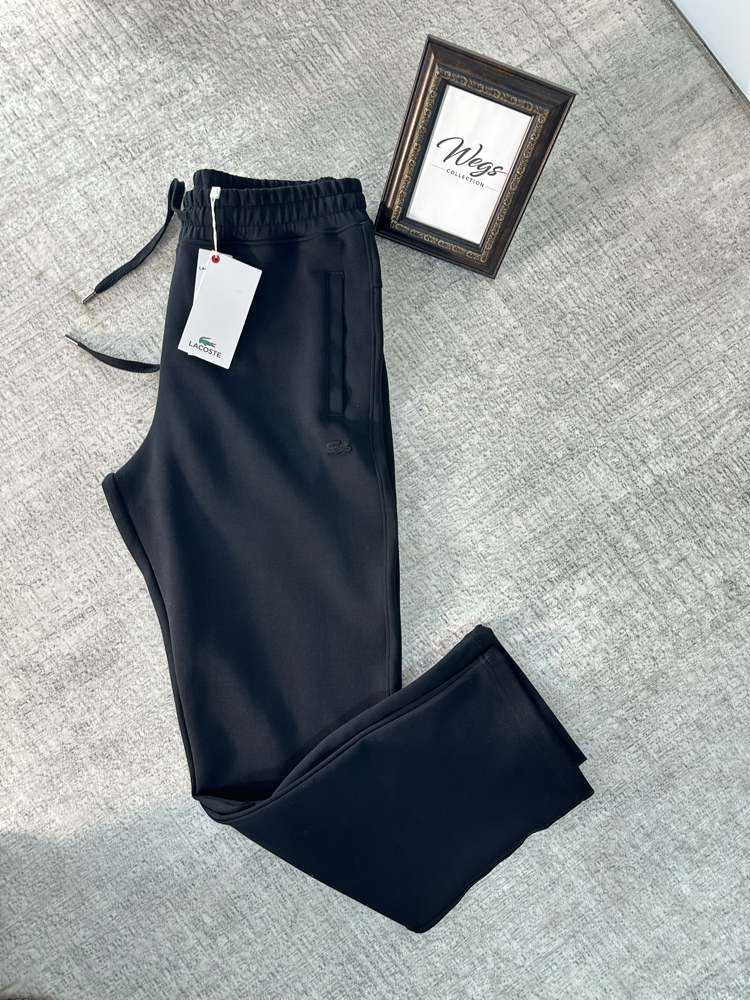 LC Baggy Boru Paça Double Face Eşofman Siyah