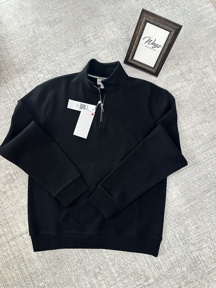 LC PREMIUM KALİTE(A) Detay Fermuar Polo Yaka Tona Ton Siyah