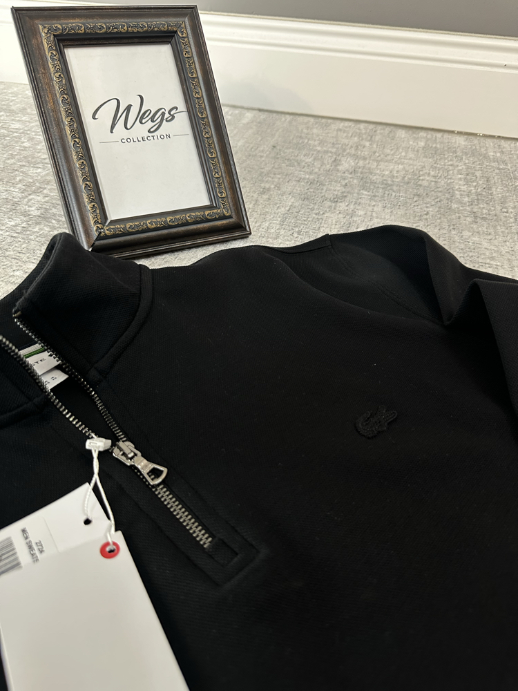 LC PREMIUM KALİTE(A) Detay Fermuar Polo Yaka Tona Ton Siyah