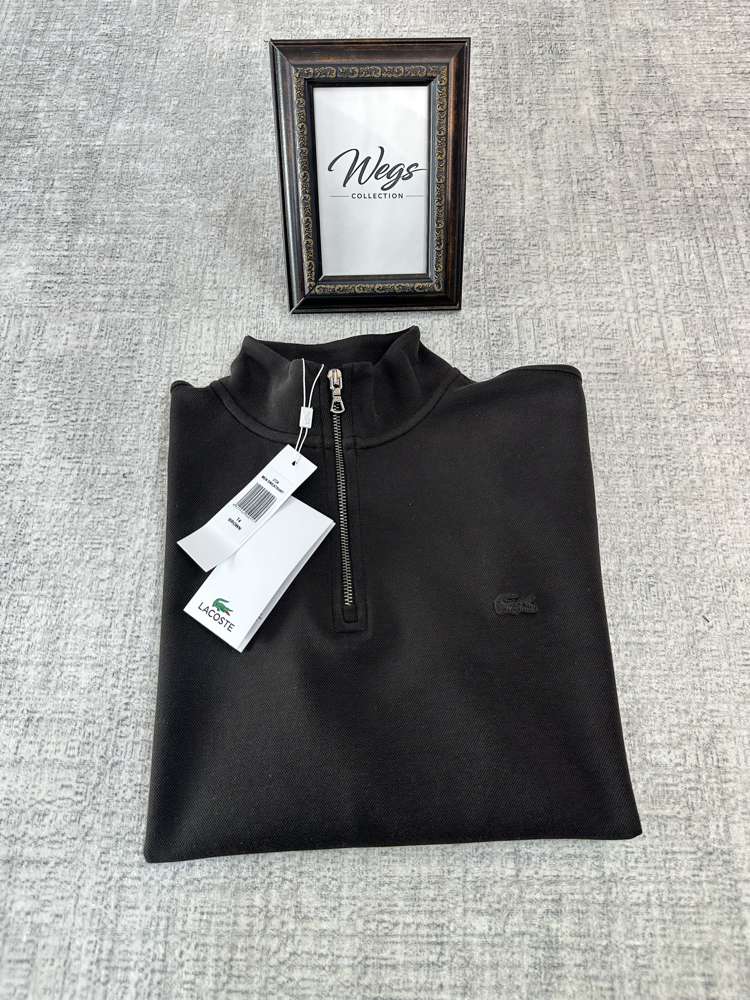 LC PREMIUM KALİTE(A) Detay Fermuar Polo Yaka Tona Ton Acı Kahve
