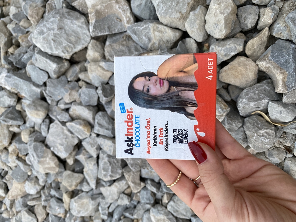 kişiselleştirilebilir QR Kodlu AşKinder 