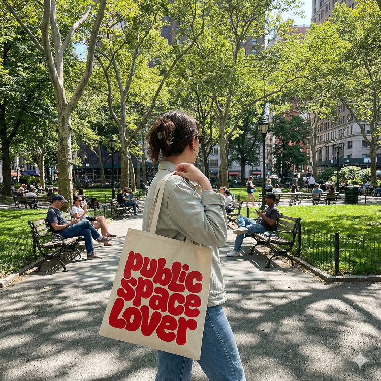 Public Space Lover Tote Bag