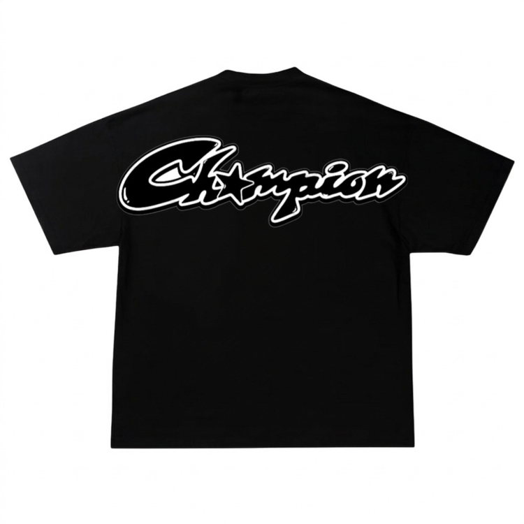 Champion Black Tshirt