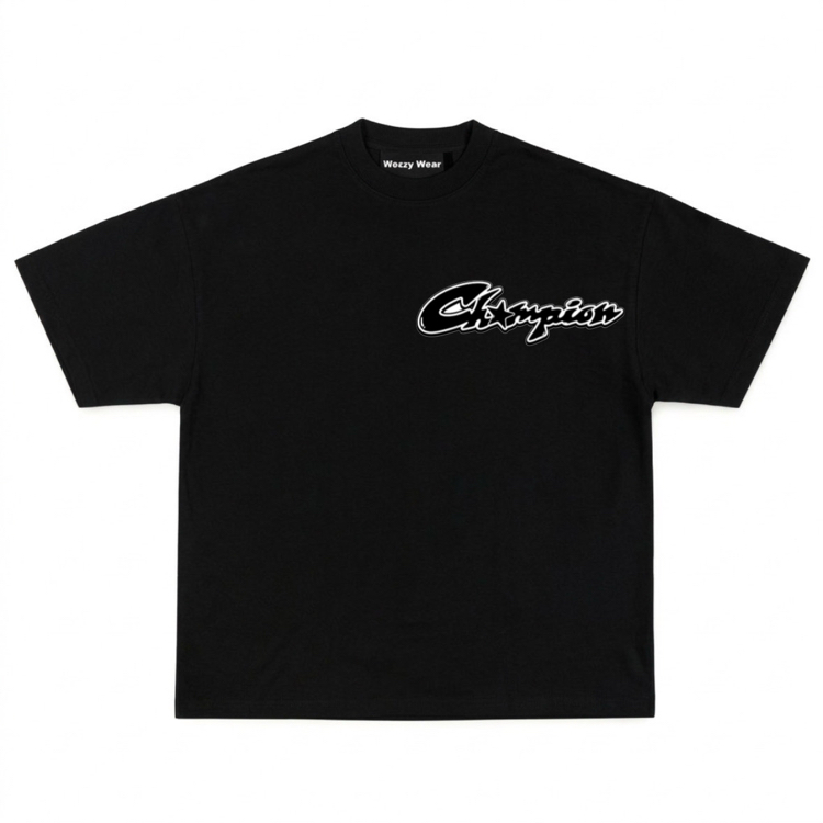 Champion Black Tshirt