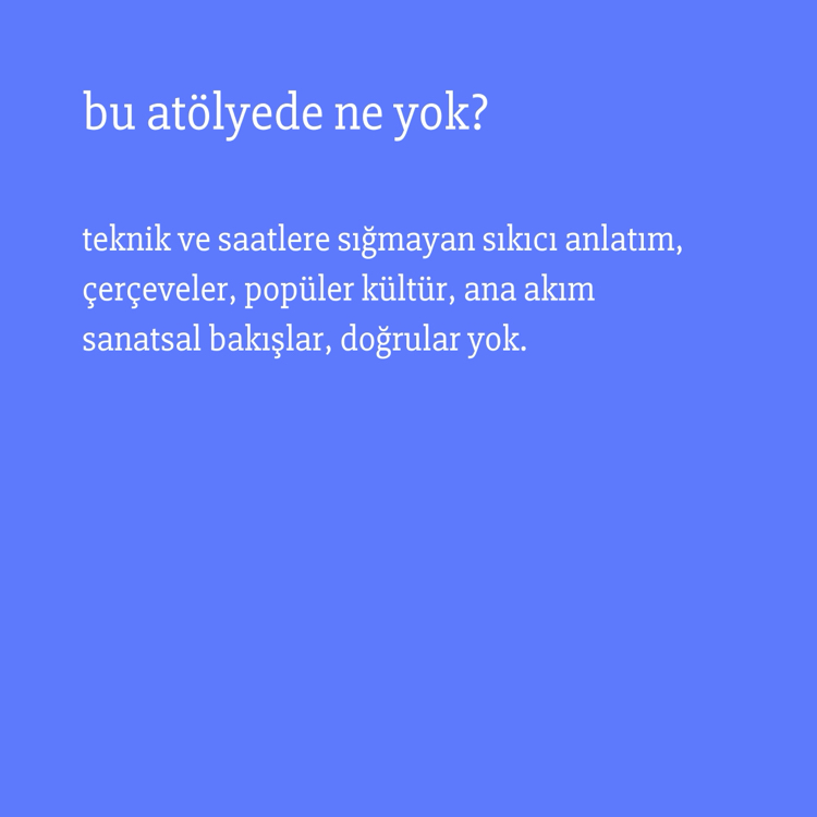 İçimizdeki Sanatçı Atölyesi