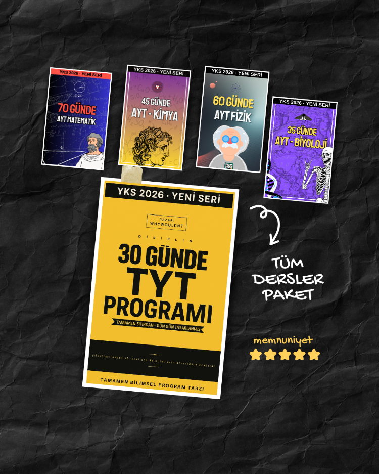 TYT/AYT TÜM DERSLER İNDİRİMLİ PAKET