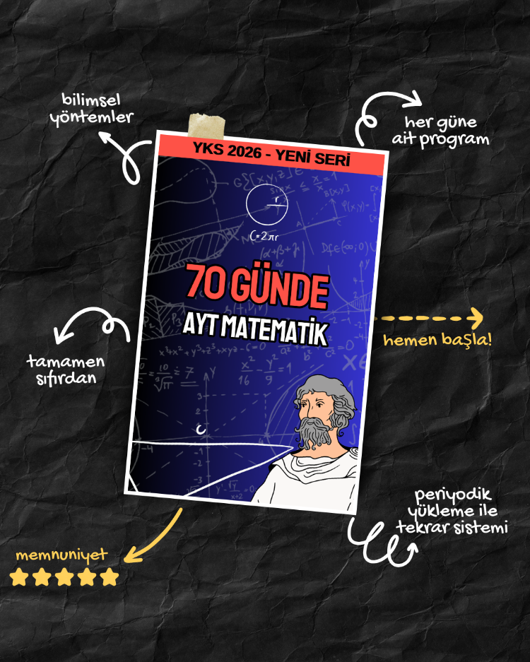 70 Günde AYT Matematik Parçalatan Program (2026)