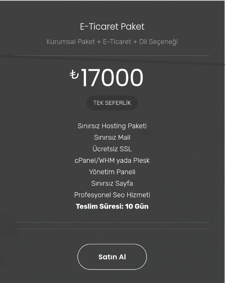 Şirket Veya Kişisel Web Sitesi Tasarımı