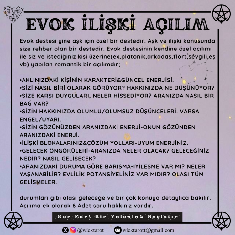 EVOK AŞK AÇILIMI