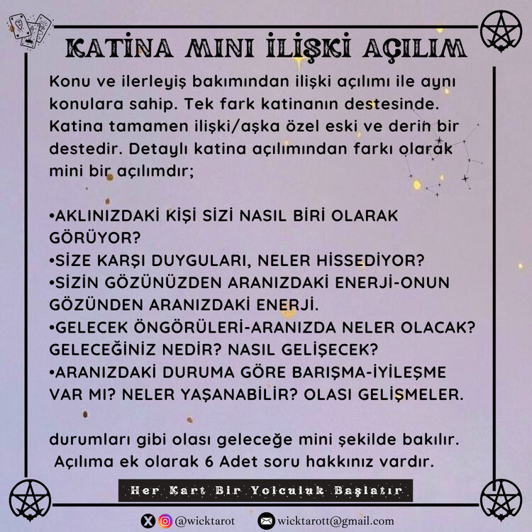 MİNİ KATİNA AÇILIMI