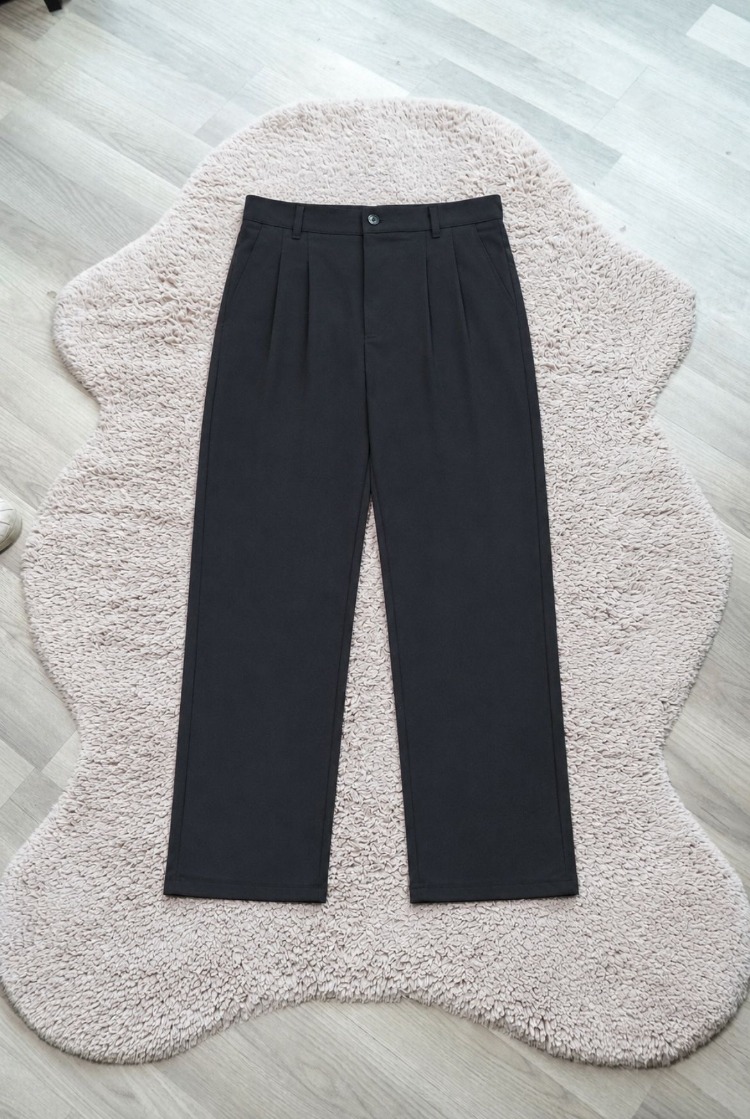 Siyah Baggy Viskon Pantolon