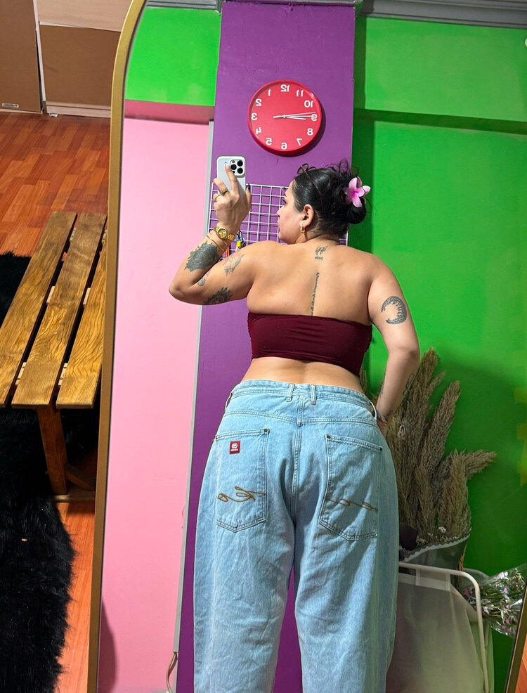 BORDO STRAPLEZ CROP