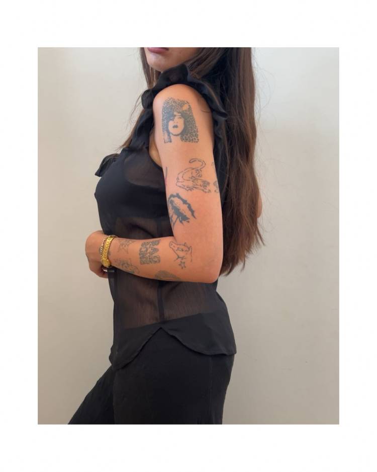tulle top